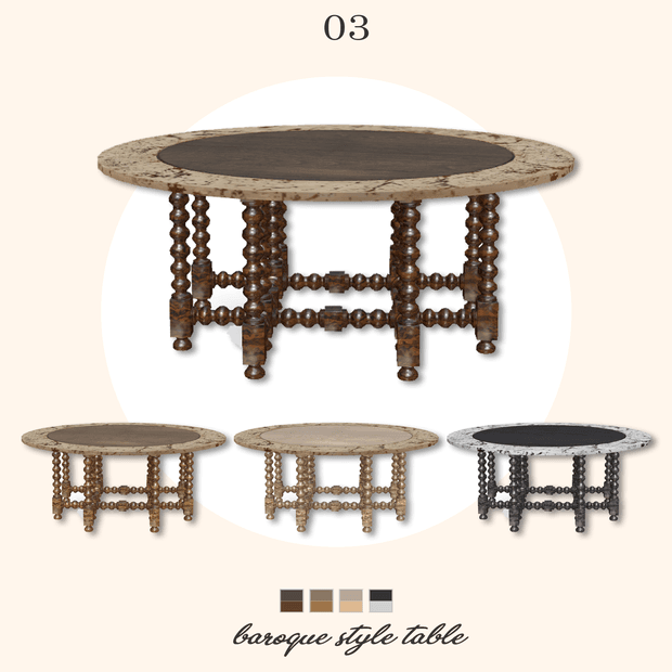 Галерея мода Коллекция обеденных столов La Trove #3